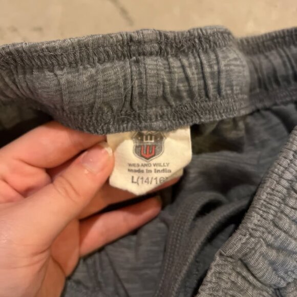 Wes and Willy Boys Youth Gray Penn State Sweatpants - Picture 4 of 4